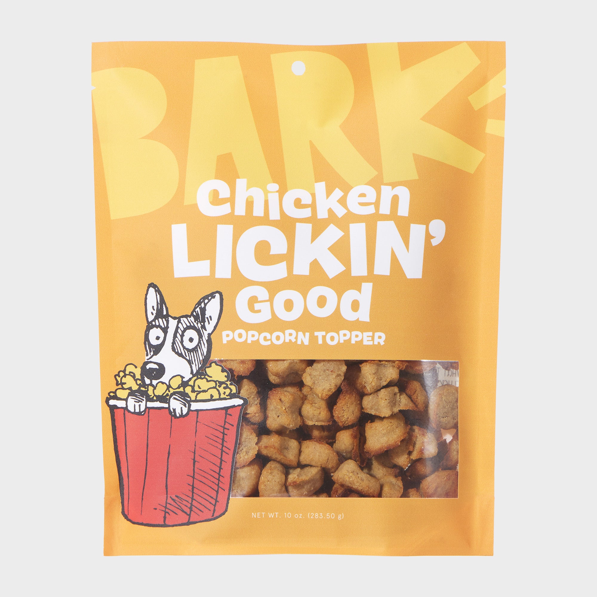 Chicken Lickin' Good Popcorn Dog Food Topper