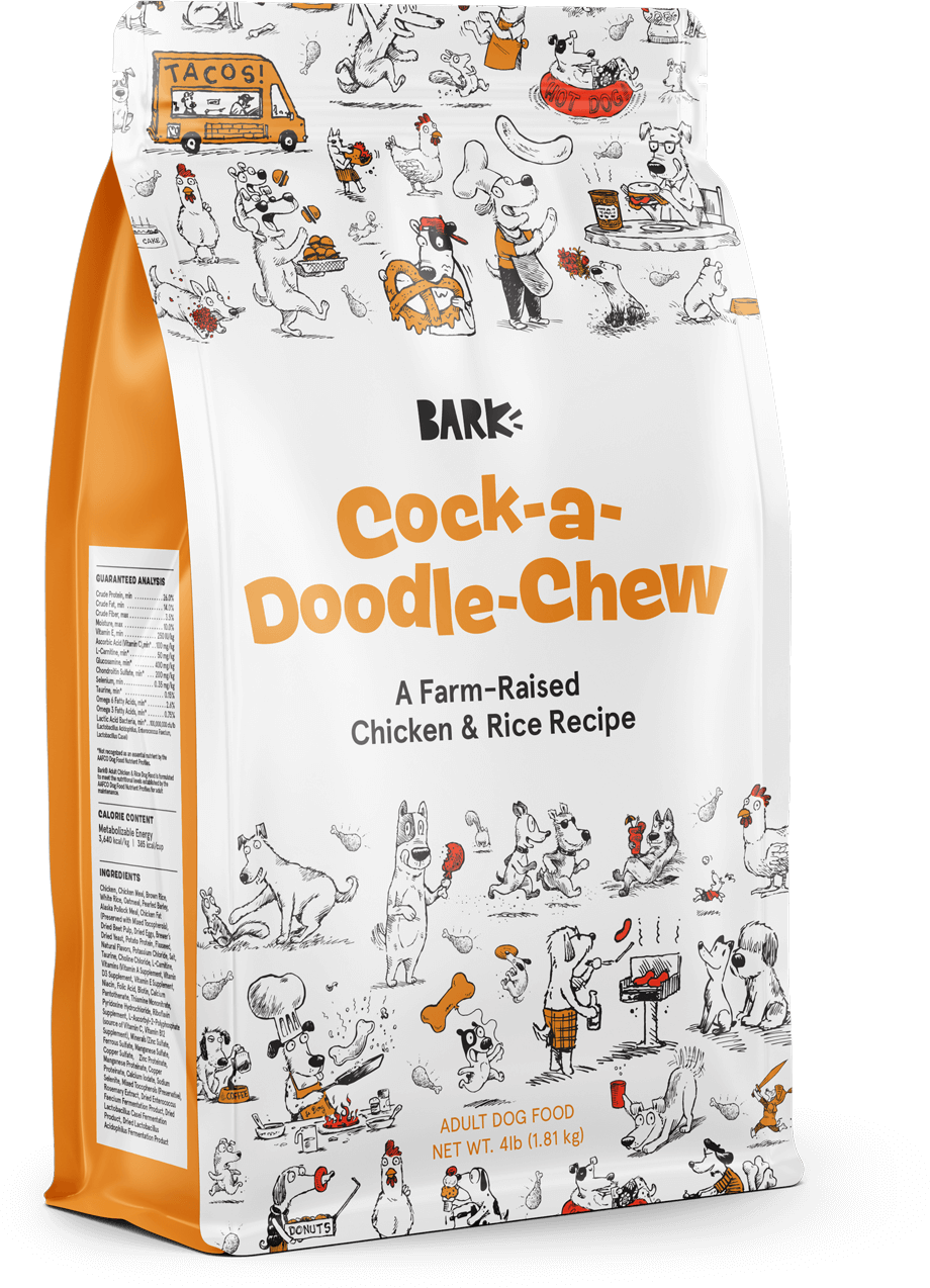 Cock-a-doodle chew for German Shepherds